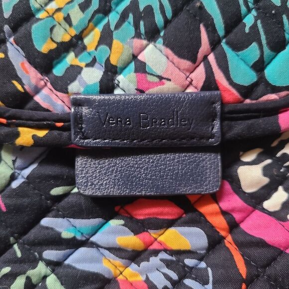 vera bradley butterfly flutter double handle travel laptop bag retired - Picture 4 of 10